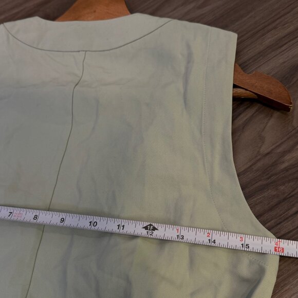 Everlane The Japanese GoWeave Long-Sleeve Mini Wrap Dress in Mint Womens 4/ NWOT - Picture 9 of 11